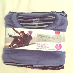 Cuddl Duds 2pc ClimateRight top and leggings